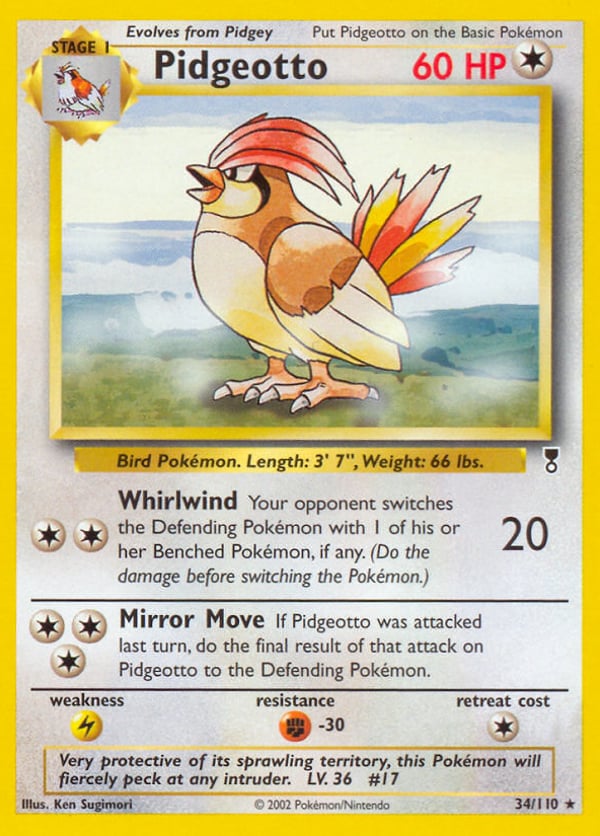 Pidgeotto – Rare – Legendary Collection