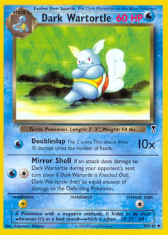 Dark Wartortle – Uncommon