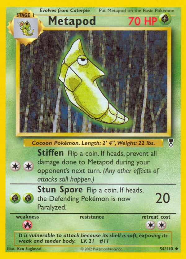 Metapod – Uncommon – Legendary Collection