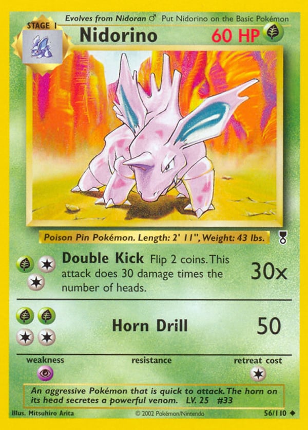 Nidorino – Uncommon – Legendary Collection