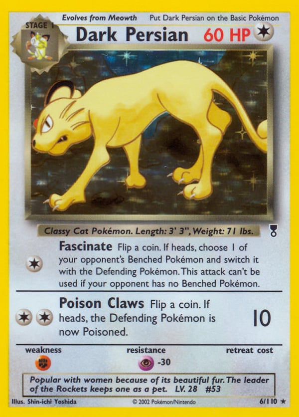 Dark Persian – Rare Holo – Legendary Collection