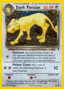 Dark Persian – Rare Holo – Legendary Collection