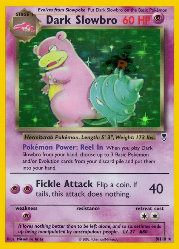 Dark Slowbro – Rare Holo – Legendary Collection