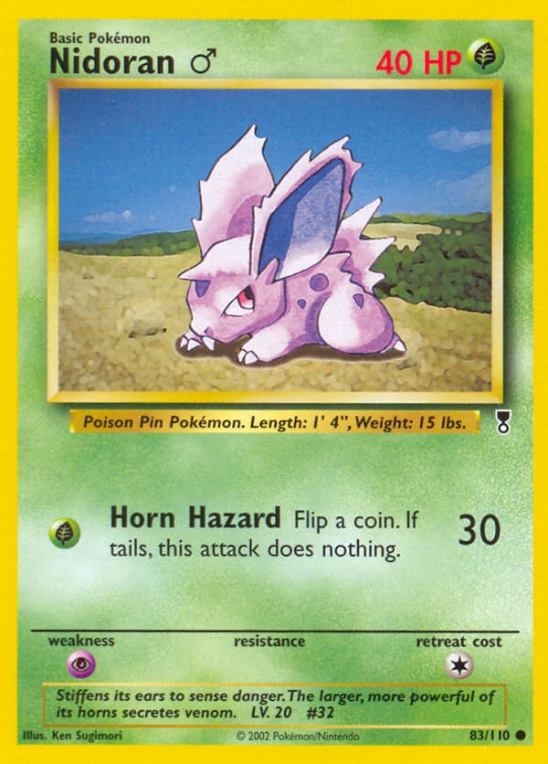 Nidoran ♂ – Common – Legendary Collection