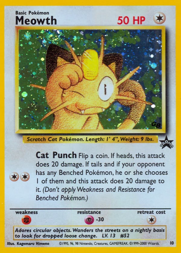 Meowth – Promo – Wizards Black Star Promos