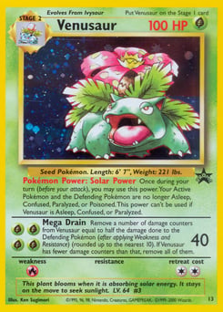 Venusaur – Promo – Wizards Black Star Promos