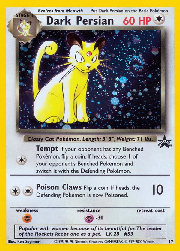 Dark Persian – Promo – Wizards Black Star Promos
