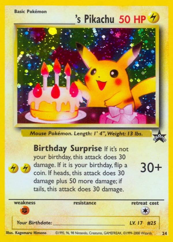 _____'s Pikachu – Promo – Wizards Black Star Promos