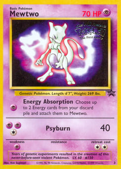Mewtwo – Promo – Wizards Black Star Promos
