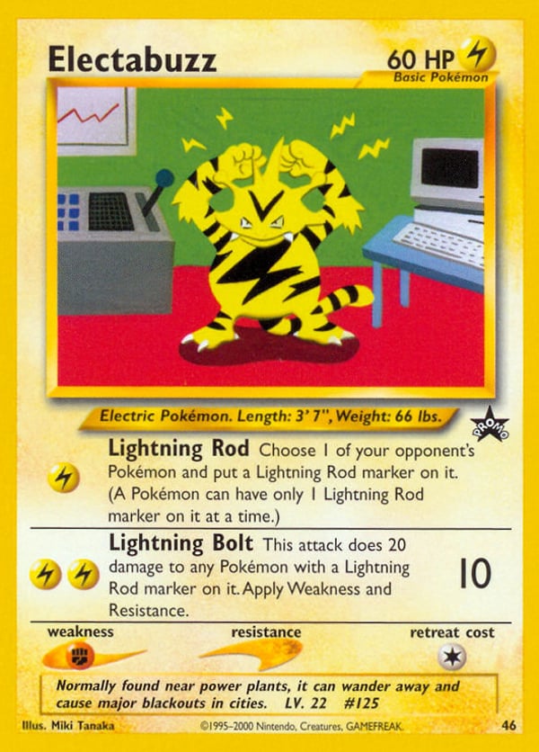 Electabuzz – Wizards Black Star Promos