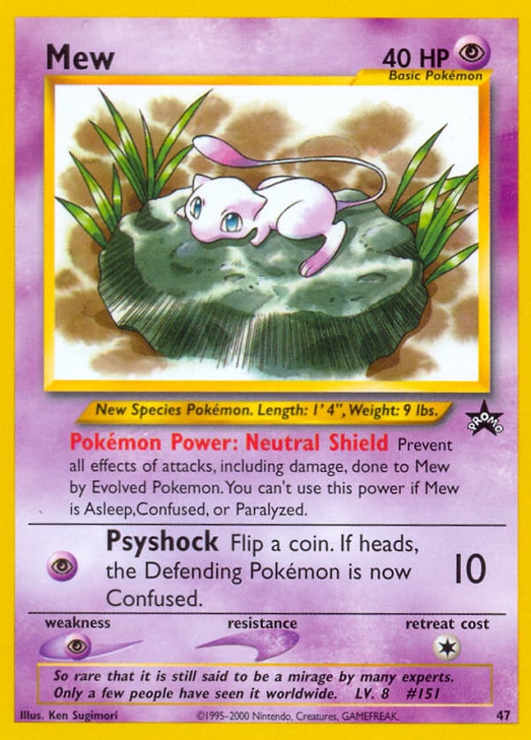 Mew – Promo – Wizards Black Star Promos