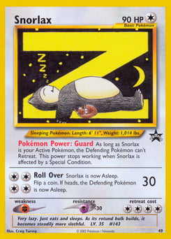 Snorlax – Promo – Wizards Black Star Promos