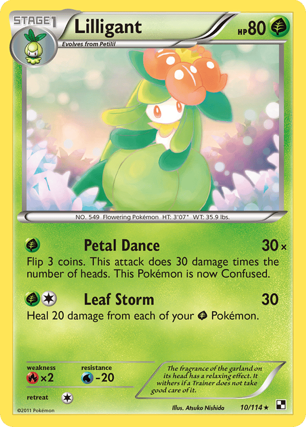 Lilligant – Black & White