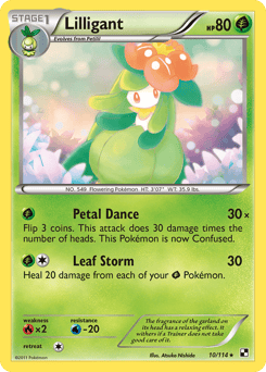 Lilligant – Rare – Black & White