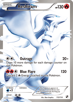 Reshiram – Rare Ultra – Black & White