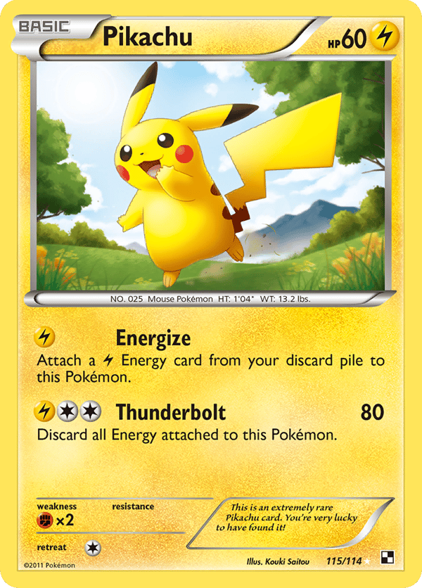 Pikachu – Black & White