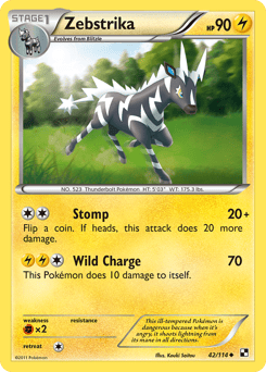 Zebstrika – Uncommon – Black & White