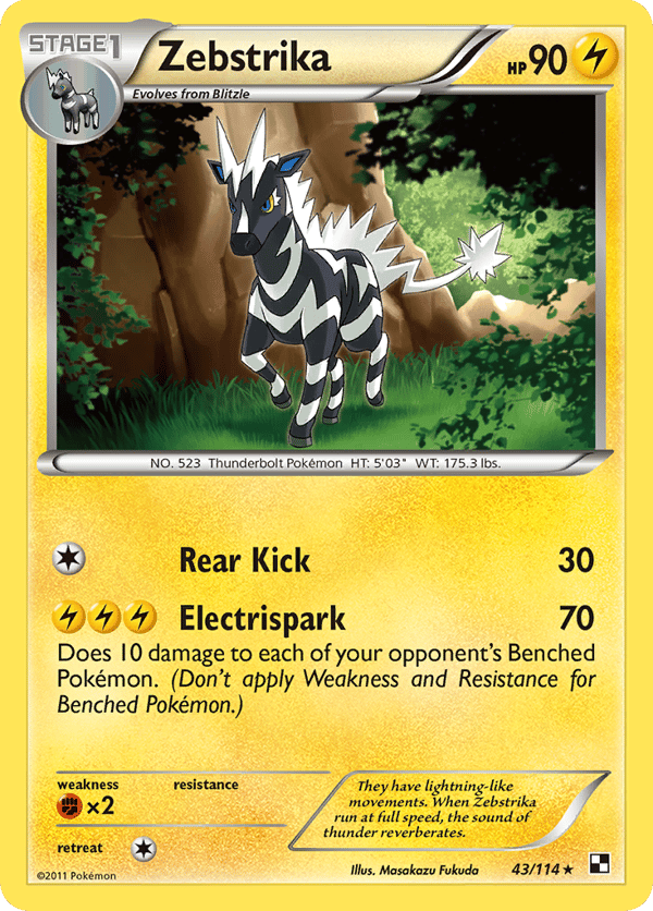 Zebstrika – Black & White