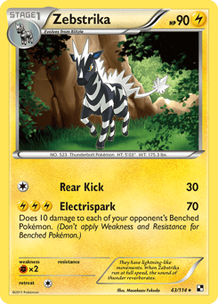 Zebstrika – Rare – Black & White