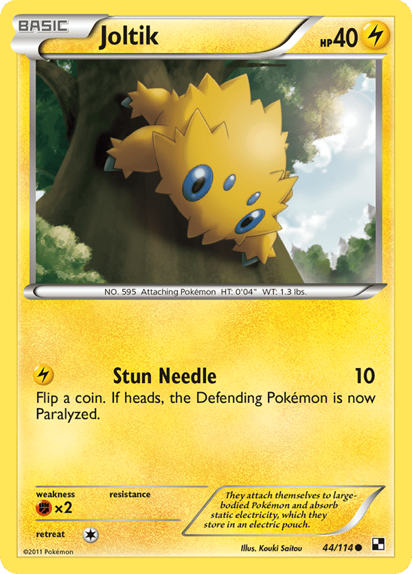 Joltik – Common – Black & White