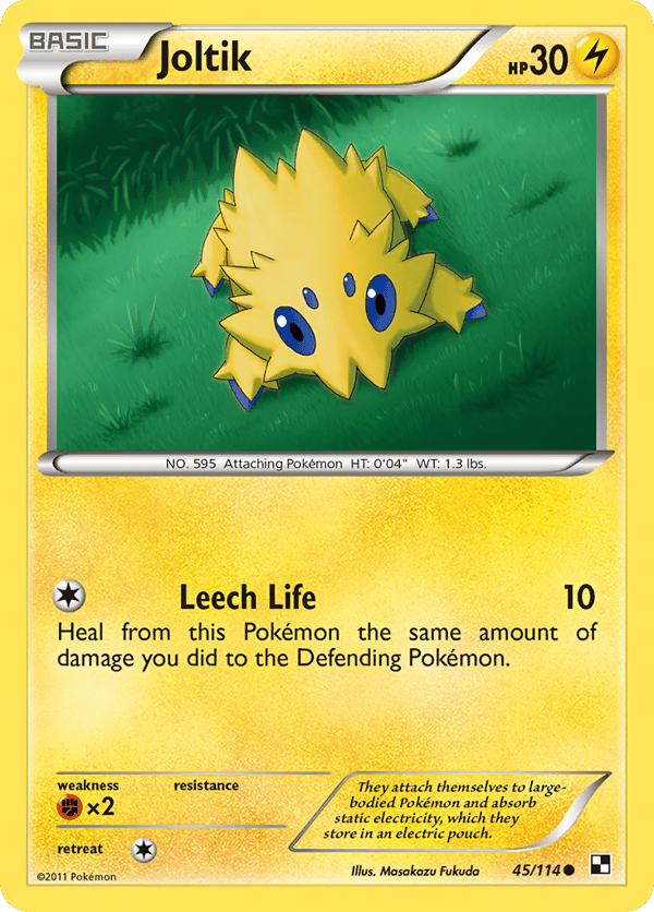 Joltik – Common – Black & White