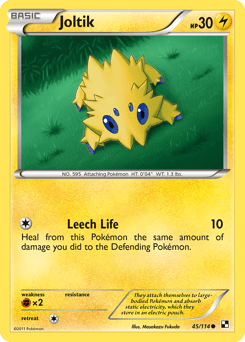 Joltik – Common – Black & White