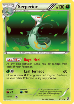 Serperior – Rare Holo – Black & White