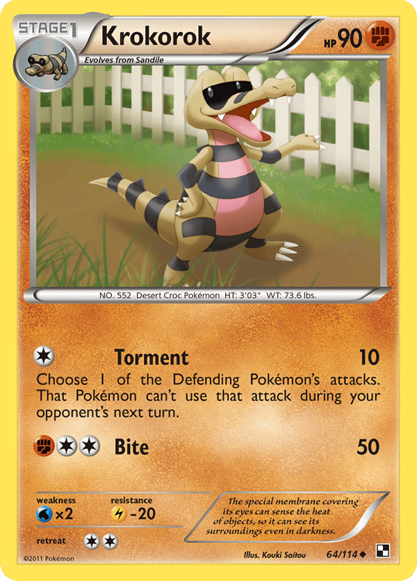 Krokorok – Black & White
