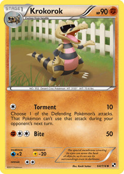 Krokorok – Uncommon – Black & White