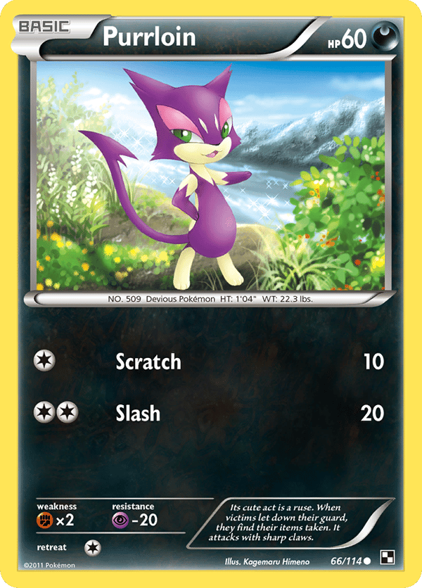 Purrloin – Common – Black & White
