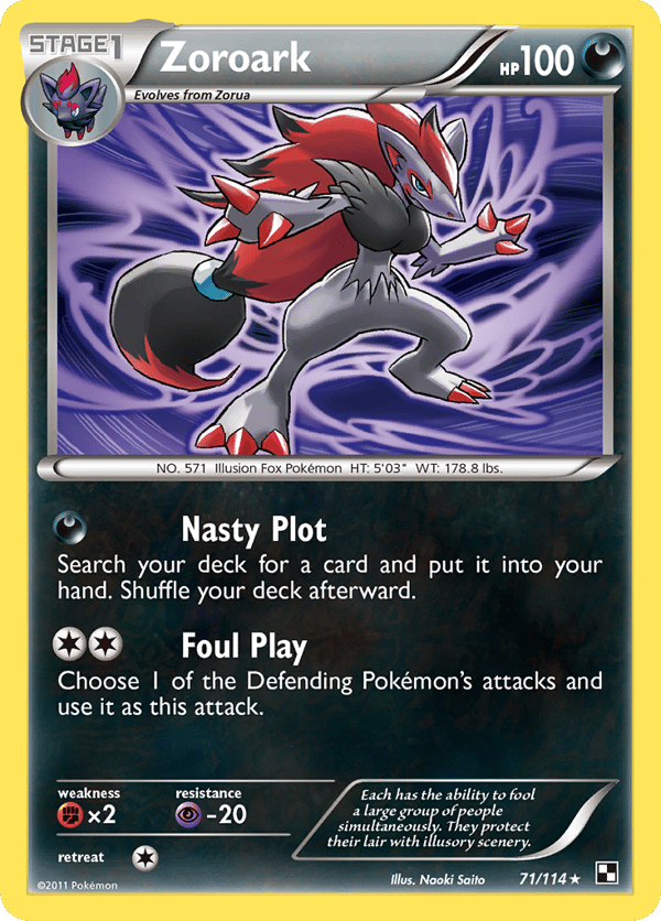 Zoroark – Rare Holo – Black & White