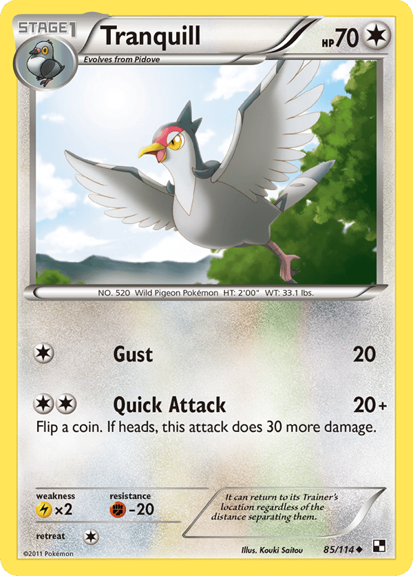 Tranquill – Uncommon – Black & White