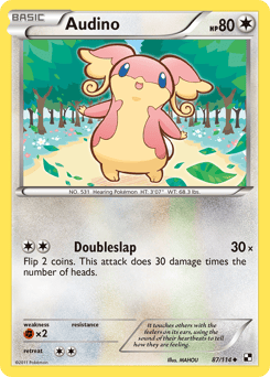 Audino – Uncommon – Black & White