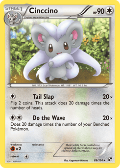 Cinccino – Rare – Black & White