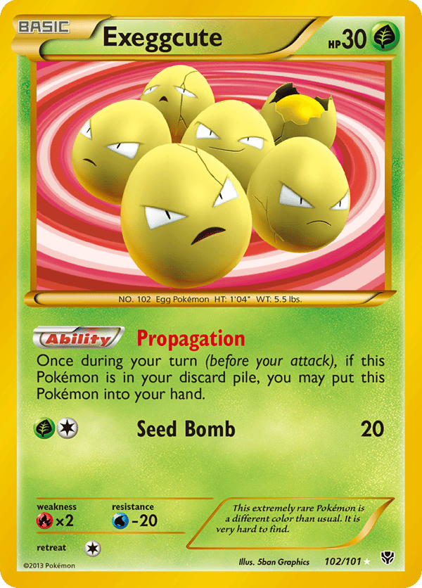 Exeggcute – Rare Secret – Plasma Blast