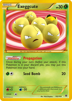 Exeggcute – Rare Secret – Plasma Blast