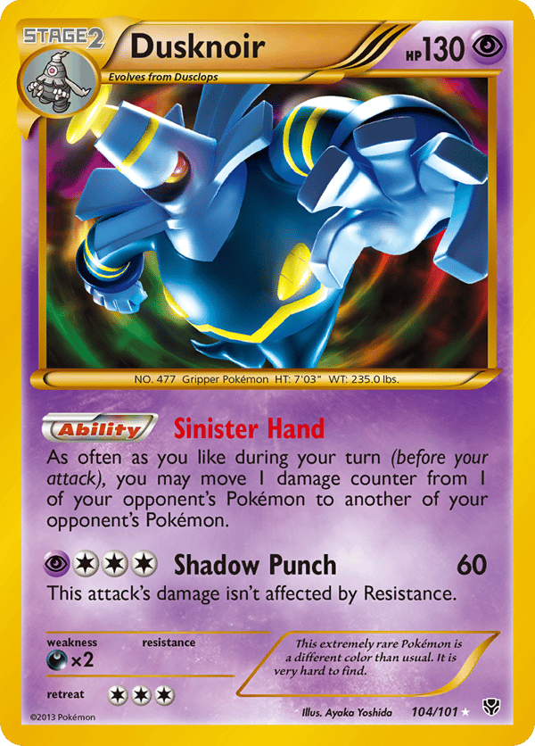 Dusknoir – Rare Secret – Plasma Blast