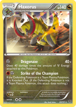 Haxorus – Rare Holo