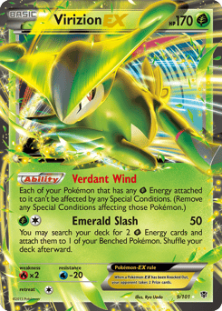 Virizion-EX – Rare Holo EX