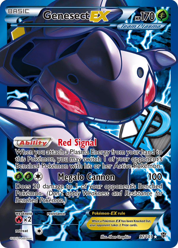 Genesect-EX – Rare Ultra – Plasma Blast