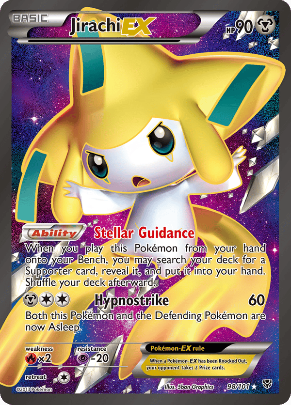Jirachi-EX – Rare Ultra – Plasma Blast