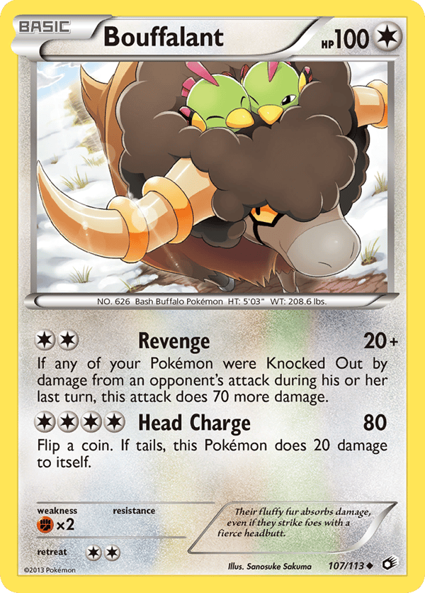 Bouffalant – Uncommon – Legendary Treasures