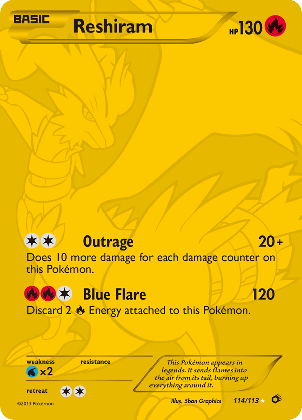 Reshiram – Legendary Treasures