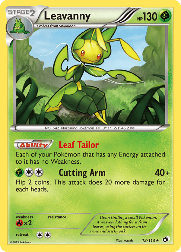 Leavanny – Rare Holo – Legendary Treasures