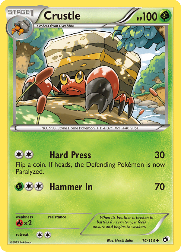 Crustle – Uncommon – Legendary Treasures