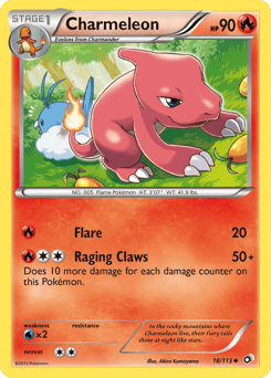 Charmeleon – Uncommon – Legendary Treasures