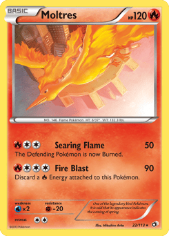 Moltres – Rare Holo – Legendary Treasures