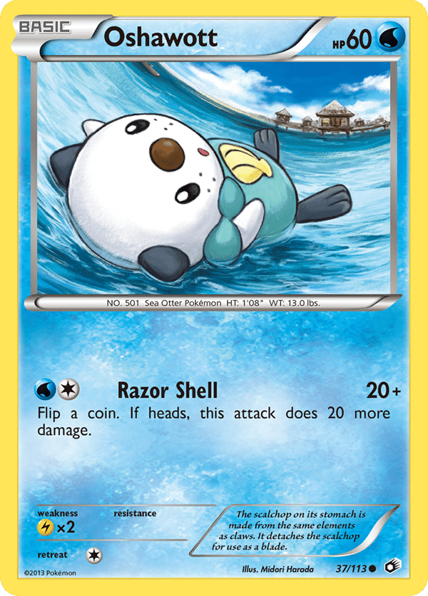 Oshawott – Common – Legendary Treasures