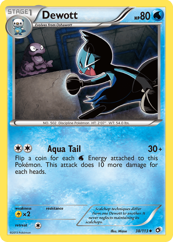 Dewott – Uncommon – Legendary Treasures