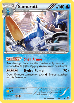 Samurott – Rare Holo